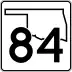 State Highway 84 marker