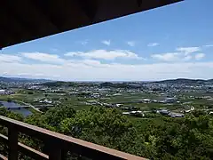 View from the Tsumenodan compound