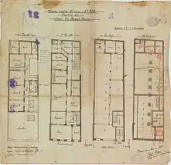 Historic Plumbing Plan at AySA Archives