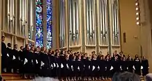 File: St. Olaf Choir singing in Boe Chapel