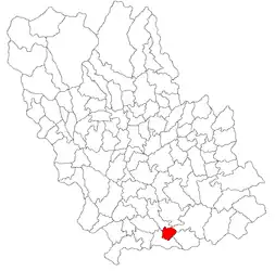 Location in Prahova County