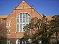 A side entrance to the Old Museum building