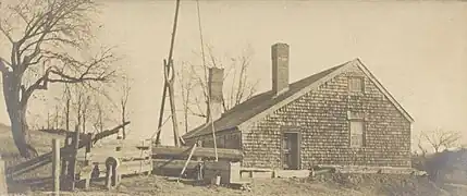 Old Baker Home, which was the oldest house in Jaffrey in 1905