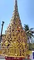 The old hti of the Myat Saw Brothers Pagoda in Taungoo.