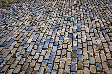 Cobblestone streets in Old San Juan