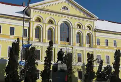 The Prefecture building of Severin County building of the interwar period.