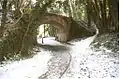 DN&SR bridge over Itchen Way footpath, between Chesil and Hockley Viaduct