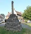 Old market cross remains, alongside High Street, upper Hillmorton