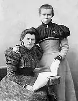 Olena Pchilka with Lesya Ukrainka