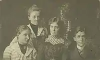 From left to right: Mia Olsson, Lydia Olsson, Anna Olsson, Hannes Olsson.