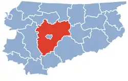 Location within the voivodeship