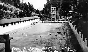 Olympic Hot Springs pool