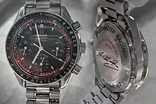 Speedmaster Racing, Michael Schumacher Edition of 2000, with his signature on the backside