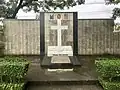 The Omnia Pro Patria monument at the shrine.