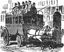 Image 87An early horse-drawn omnibus from mid-nineteenth century (from Bus)