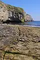 View east from Dancing Ledge