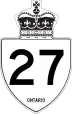 Highway 27 marker