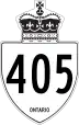 Highway 405 marker