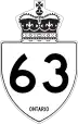 Highway 63 marker