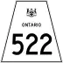 Highway 522 marker