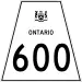 Ontario Highway 600 shield