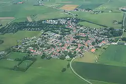 Aerial view of Oosterend