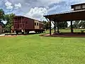 Stern Park Caboose and Pavilion, donated by the Stern Foundation to Opelika Parks and Recreation