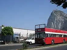 Image 25Calypso Transport open top bus on discontinued route 10 (from Transport in Gibraltar)