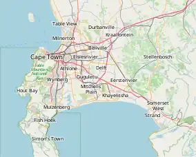 Rondebosch is located in Cape Town