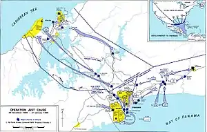 A diagonal narrow band of land, with plans for several US units to land on its southern edge and the 7th Infantry Division landing on the north