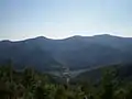 Opir river valley (view from the Zelemyanka ridge [uk]).