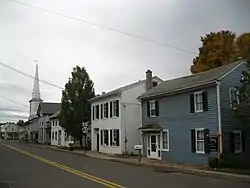 Looking south on PA 487 in Orangeville in October 2012