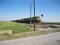 Union Pacific freight at Long Lane