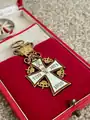 Reverse of a Knight 1st Class badge from the reign of Frederick IX