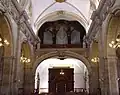 The Walcker organ in the east gallery.