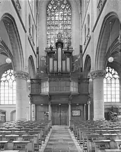 Organ in the west of the basilica