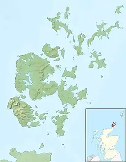 Westray is located in Orkney Islands