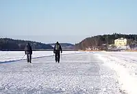 Orlången in the winter.