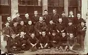 Class photograph, Lycée Pothier, Orléans (1887)