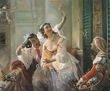 Scene from the Roman Carnival