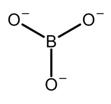 The structure of the orthoborate ion