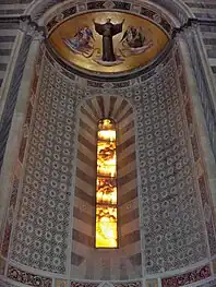 Alabaster window in Orvieto Cathedral (14th century), Italy