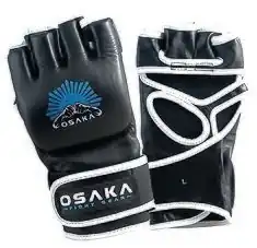 Image 42MMA gloves. They are fingerless gloves which allow both striking and grappling to occur. (from Mixed martial arts)