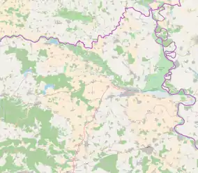 Magadenovac is located in Osijek-Baranja County