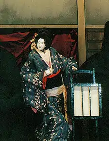 The character Osono from the play Hade Sugata Onna Maiginu