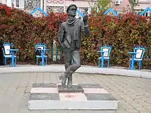 Image 29Statue of Ostap Bender in Elista (from Picaresque novel)