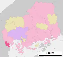 Location of Ōtake