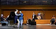 Otros Aires in Yerevan, Aram Khachatrya concert hall, with tango perofrmance by Arman and Maria