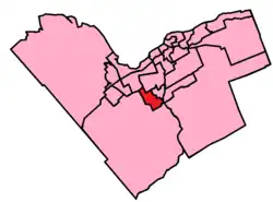 Location within Ottawa