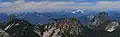 View from Otter Point with Silver Eagle to far left, and Bald Eagle to far right